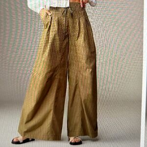 Anthropologie Wide-Leg Parachute Pants